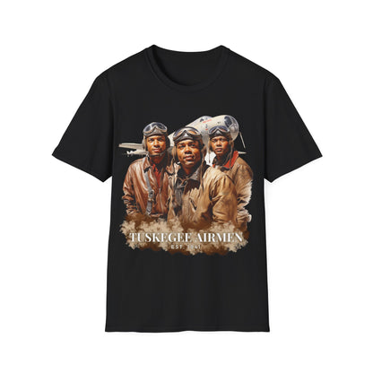 Tuskegee Airmen Unisex Softstyle T-Shirt - Celebrating History and Heritage