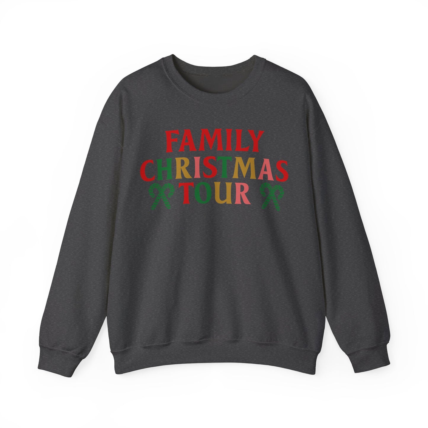 Family Christmas Tour 2024 Unisex Heavy Blend™ Crewneck Sweatshirt