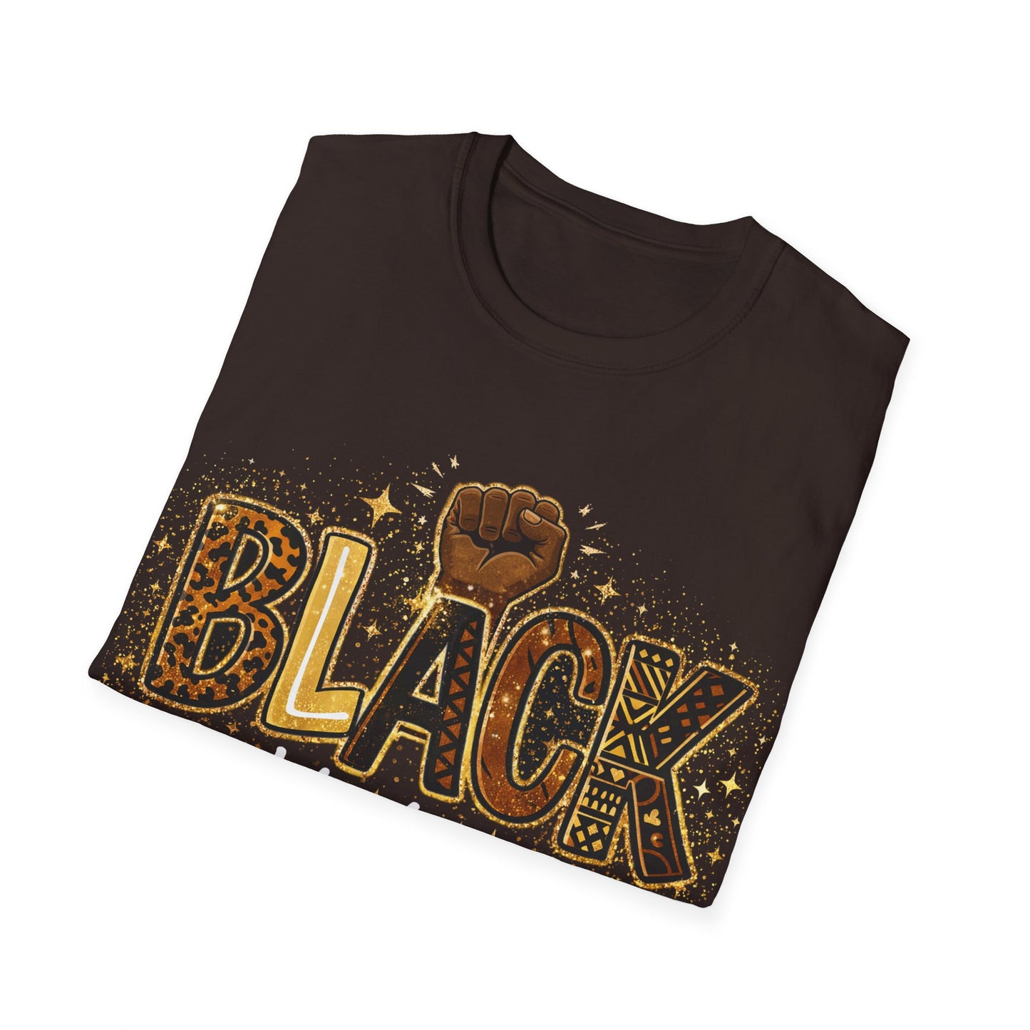 Black History Fist Unisex Softstyle T-Shirt