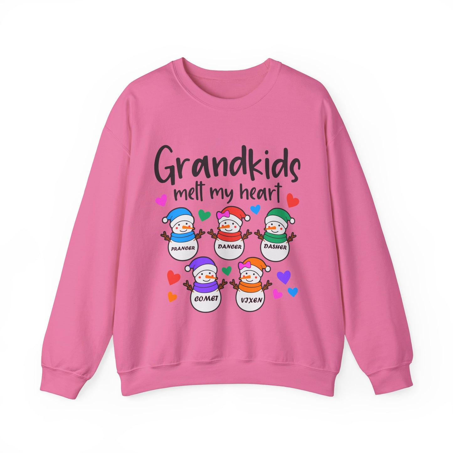 Grandkids melt my heart customizable  Unisex Heavy Blend™ Crewneck Sweatshirt