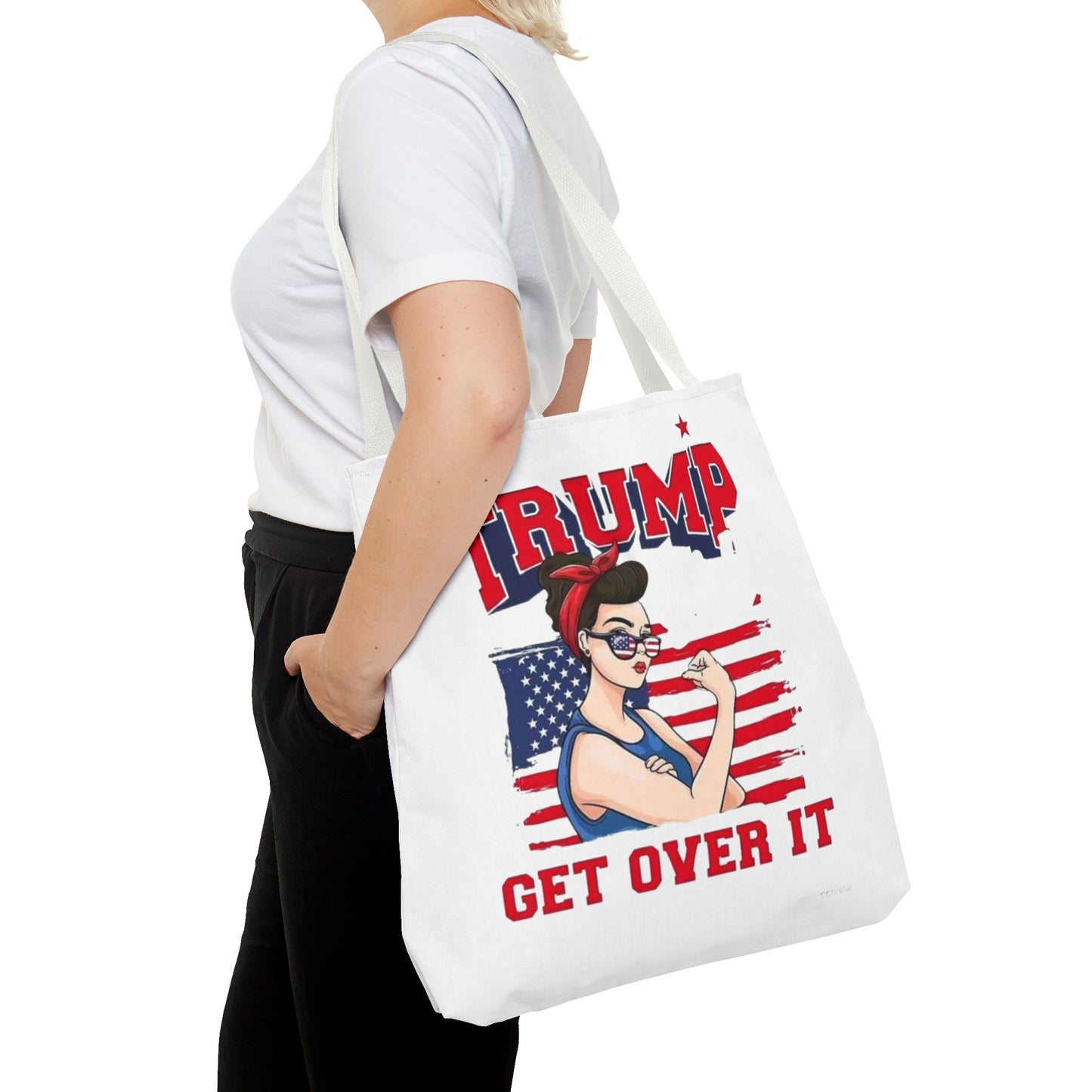 Trump get over it Tote Bag (AOP)