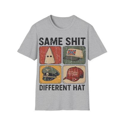 Same shit different hat Unisex Softstyle T-Shirt