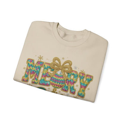 Yarn Merry Christmas Unisex Heavy Blend™ Crewneck Sweatshirt