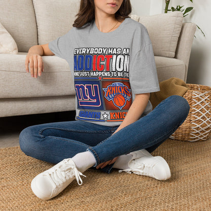 Everybody has an addiction, nyg, nyk Unisex Softstyle T-Shirt