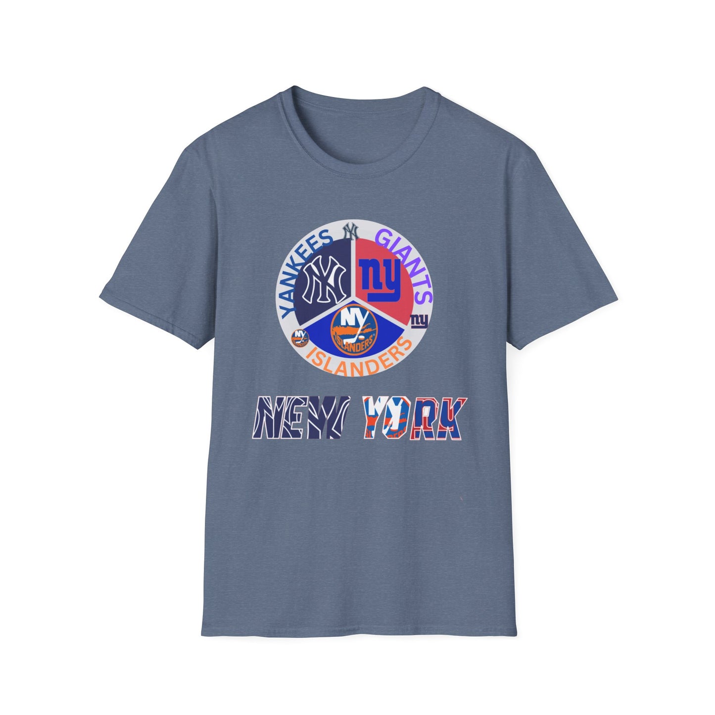 NY sports teams nyy nyg nyi Unisex Softstyle T-Shirt