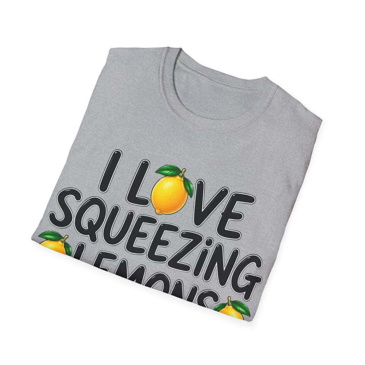 I love squeezing lemons Unisex Softstyle T-Shirt