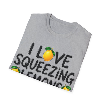 I love squeezing lemons Unisex Softstyle T-Shirt