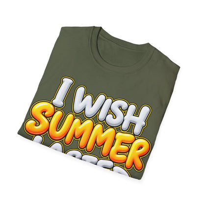 I wish Summer lasted longer Unisex Softstyle T-Shirt