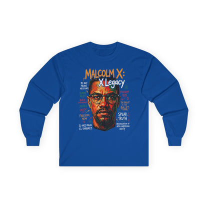 Malcolm X Unisex Ultra Cotton Long Sleeve Tee