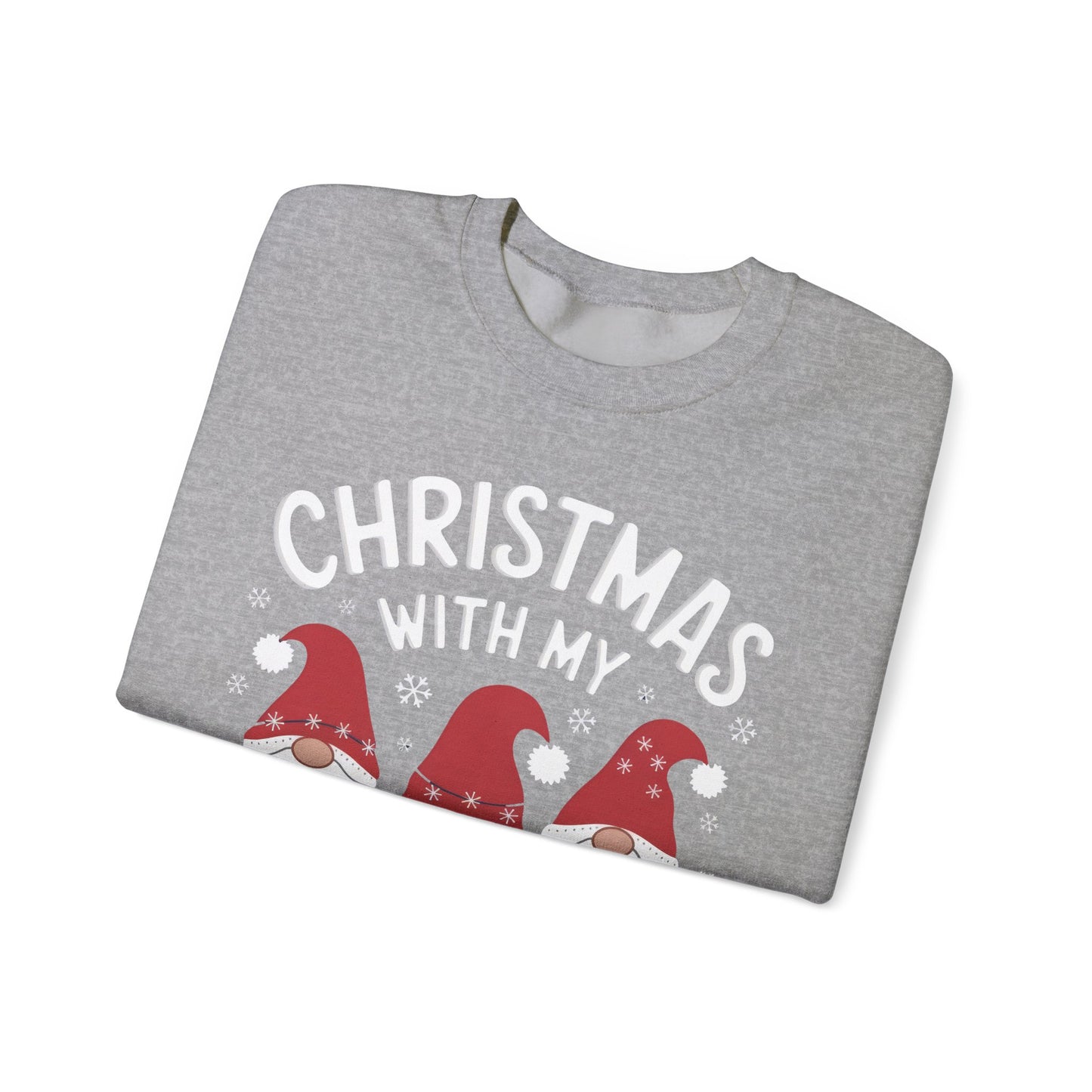 Christmas with my Gnomies Unisex Heavy Blend™ Crewneck Sweatshirt