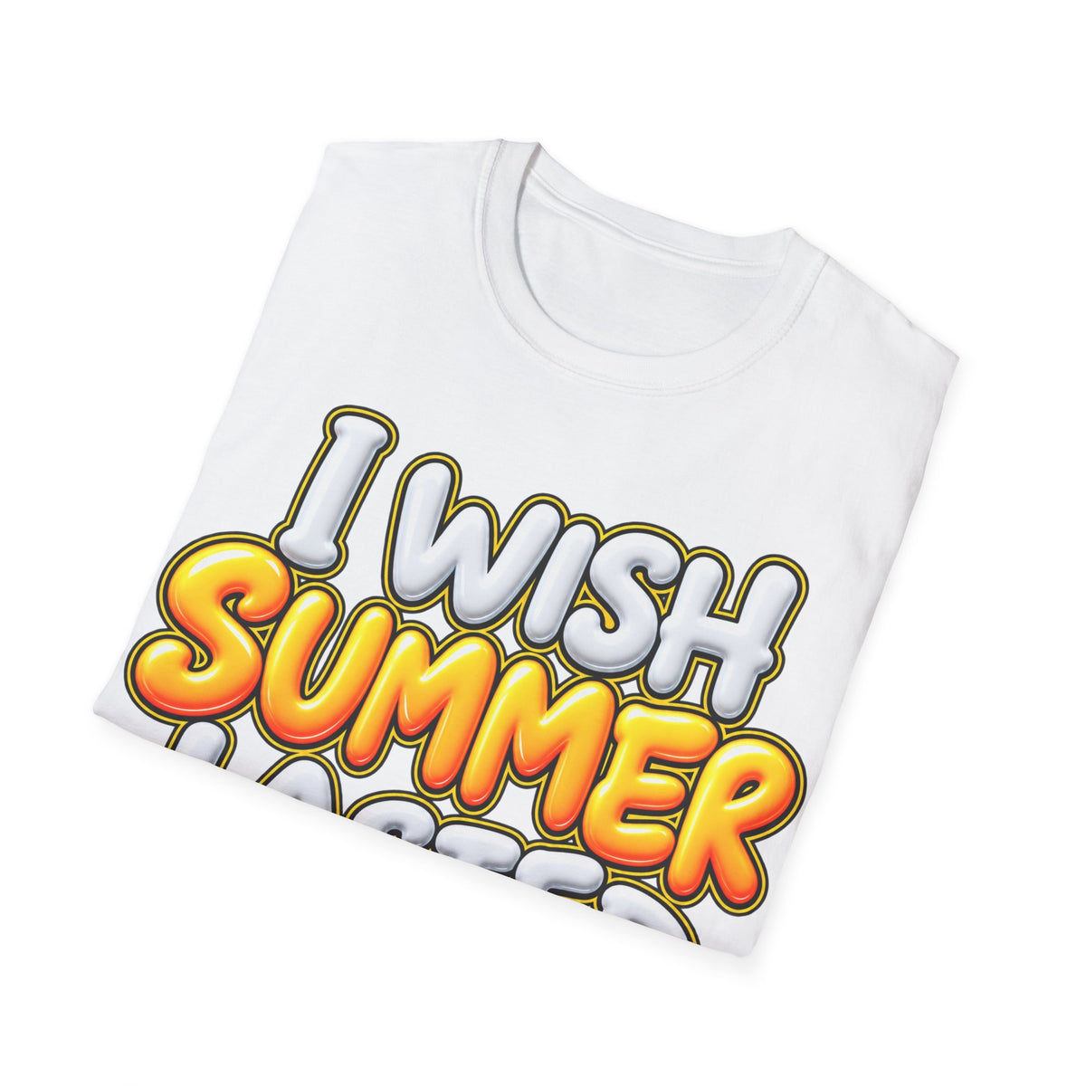 I wish Summer lasted longer Unisex Softstyle T-Shirt