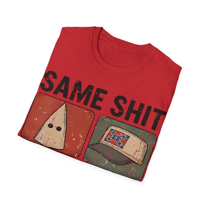 Same shit different hat Unisex Softstyle T-Shirt