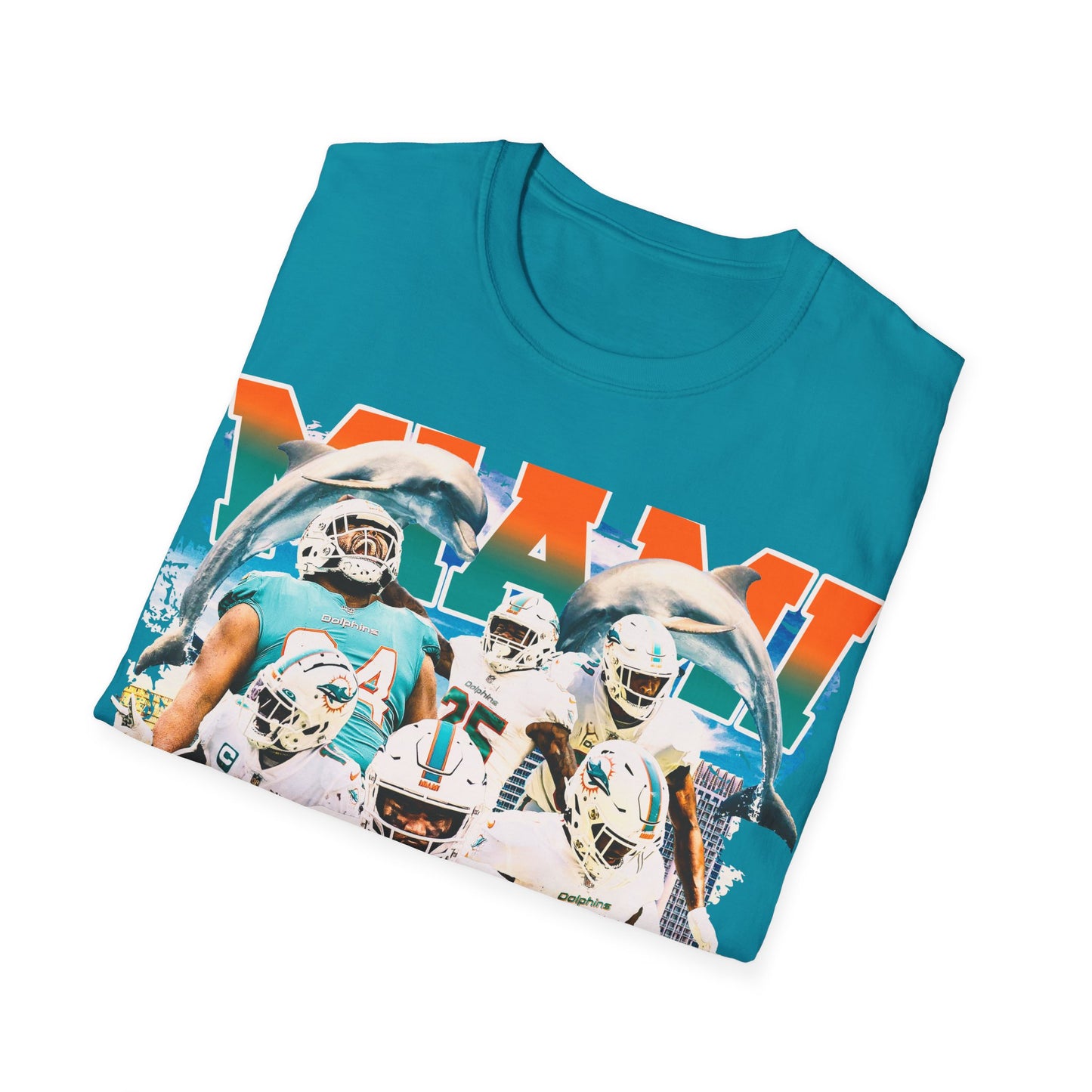 Miami collage Unisex Softstyle T-Shirt