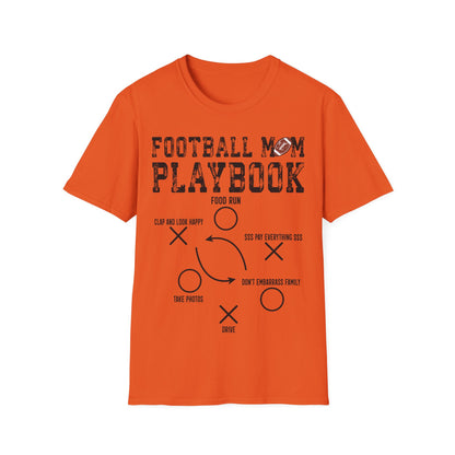 Football mom playbook Unisex Softstyle T-Shirt