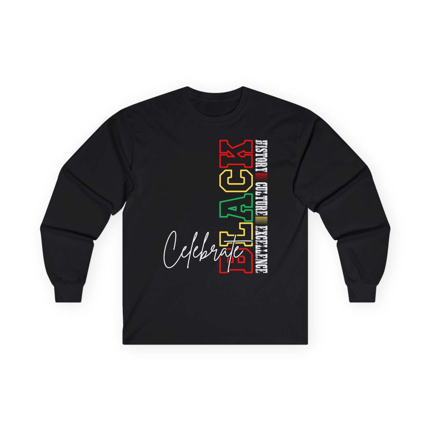 Celebrate Black Unisex Ultra Cotton Long Sleeve Tee
