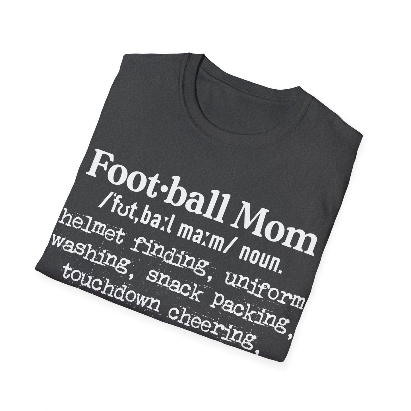 Football Mom Definition Unisex Softstyle T-Shirt
