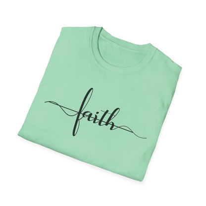 Faith horizontal -Inspired Unisex Softstyle T-Shirt, Inspirational Tee