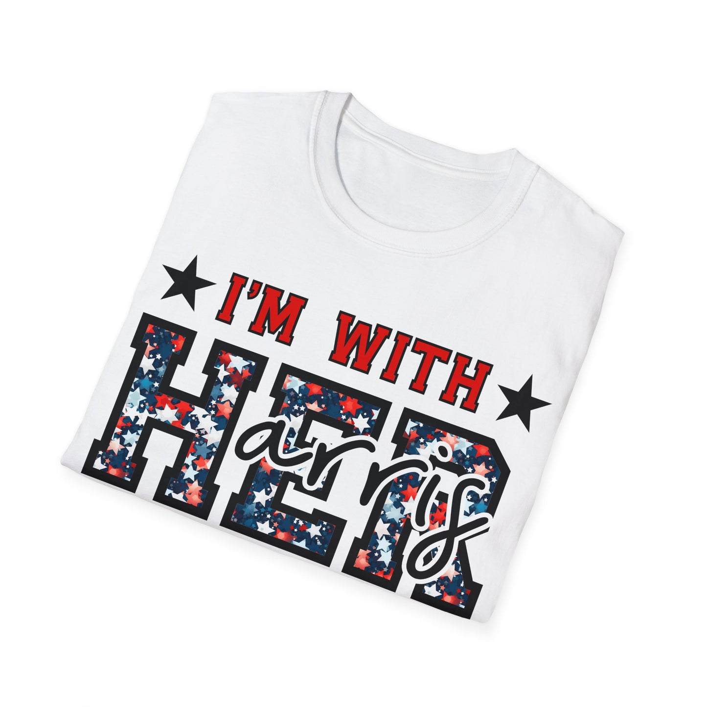 I'm with her Unisex Softstyle T-Shirt