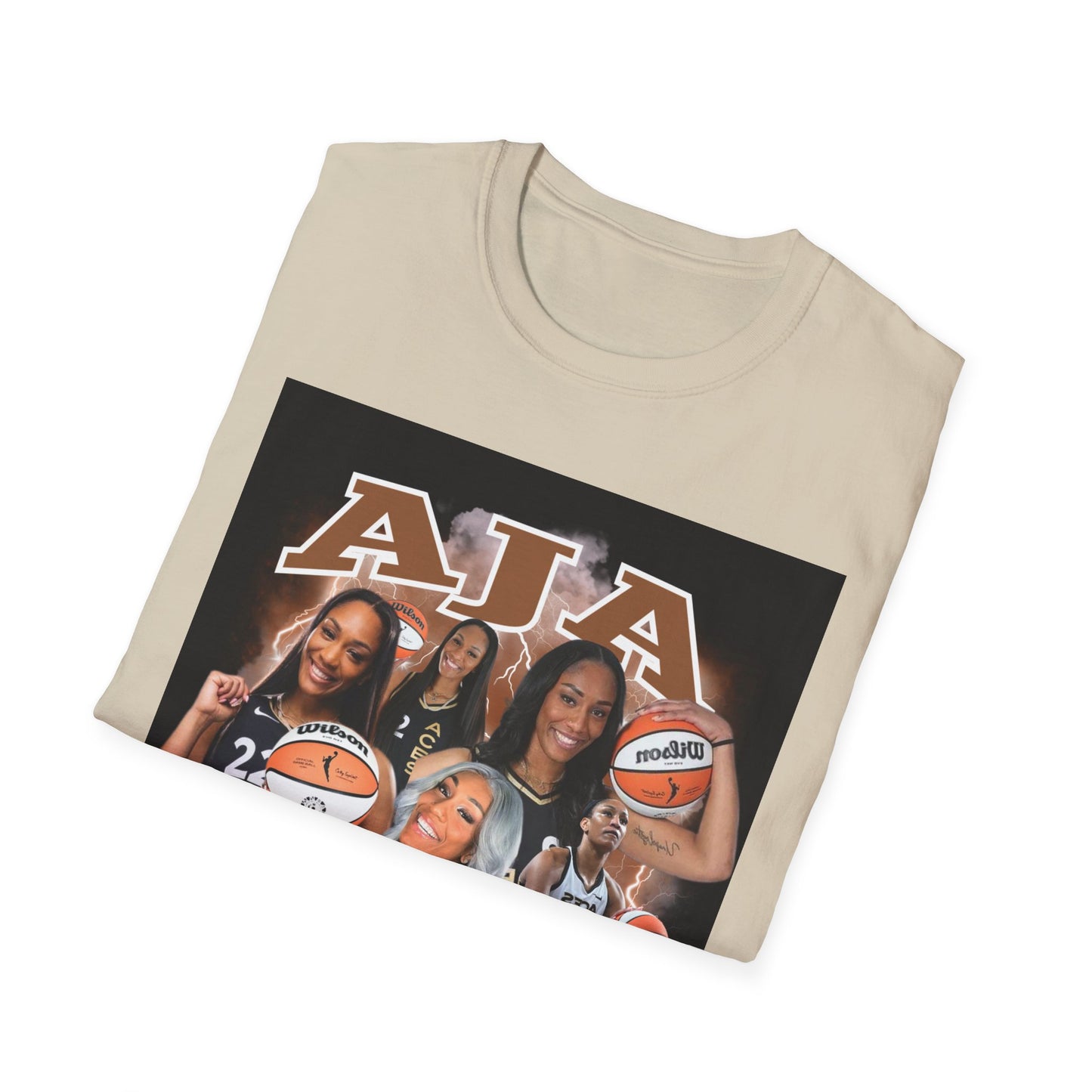 A wilson collage, dark Unisex Softstyle T-Shirt