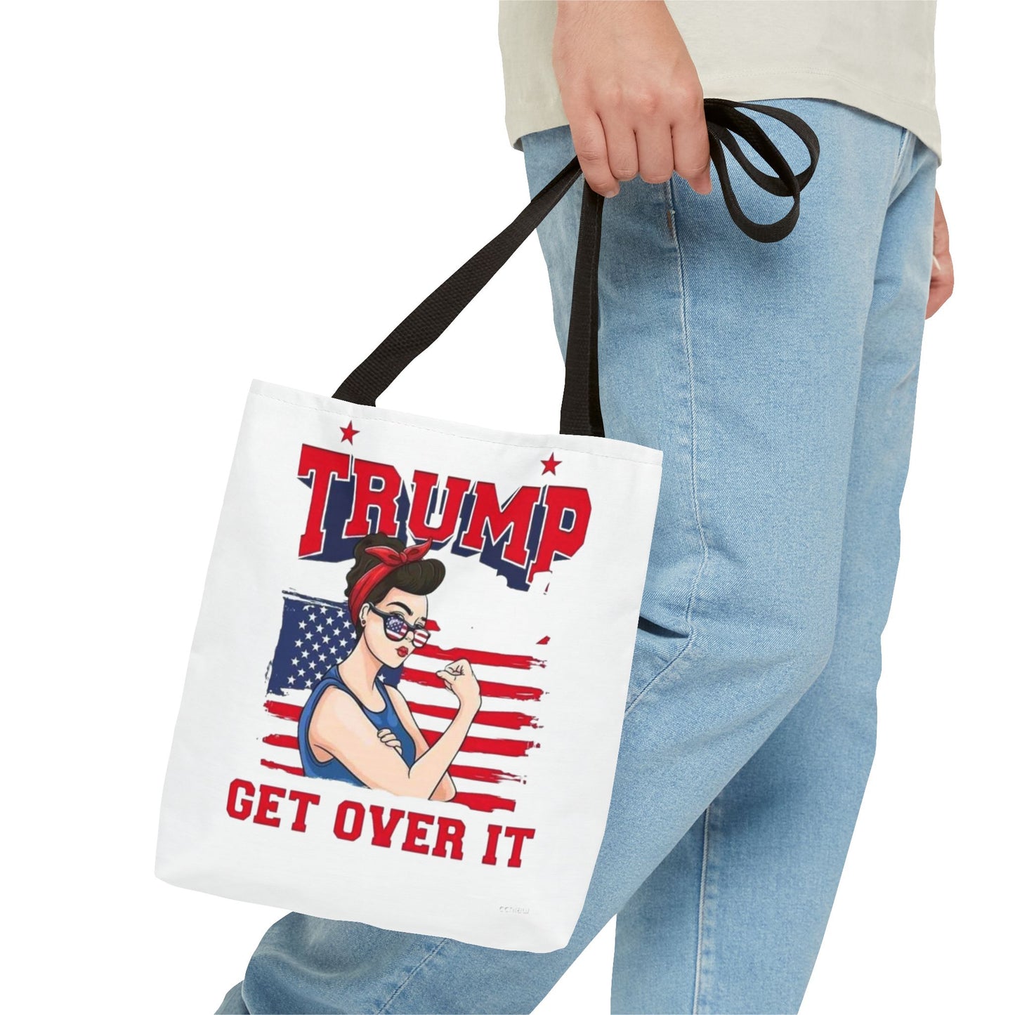 Trump get over it Tote Bag (AOP)