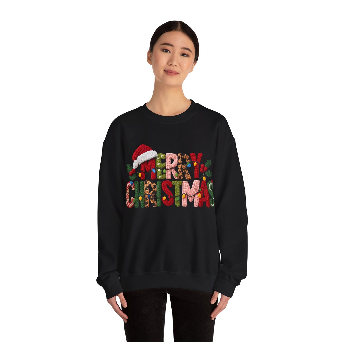 Merry Christmas, yarn Unisex Heavy Blend™ Crewneck Sweatshirt