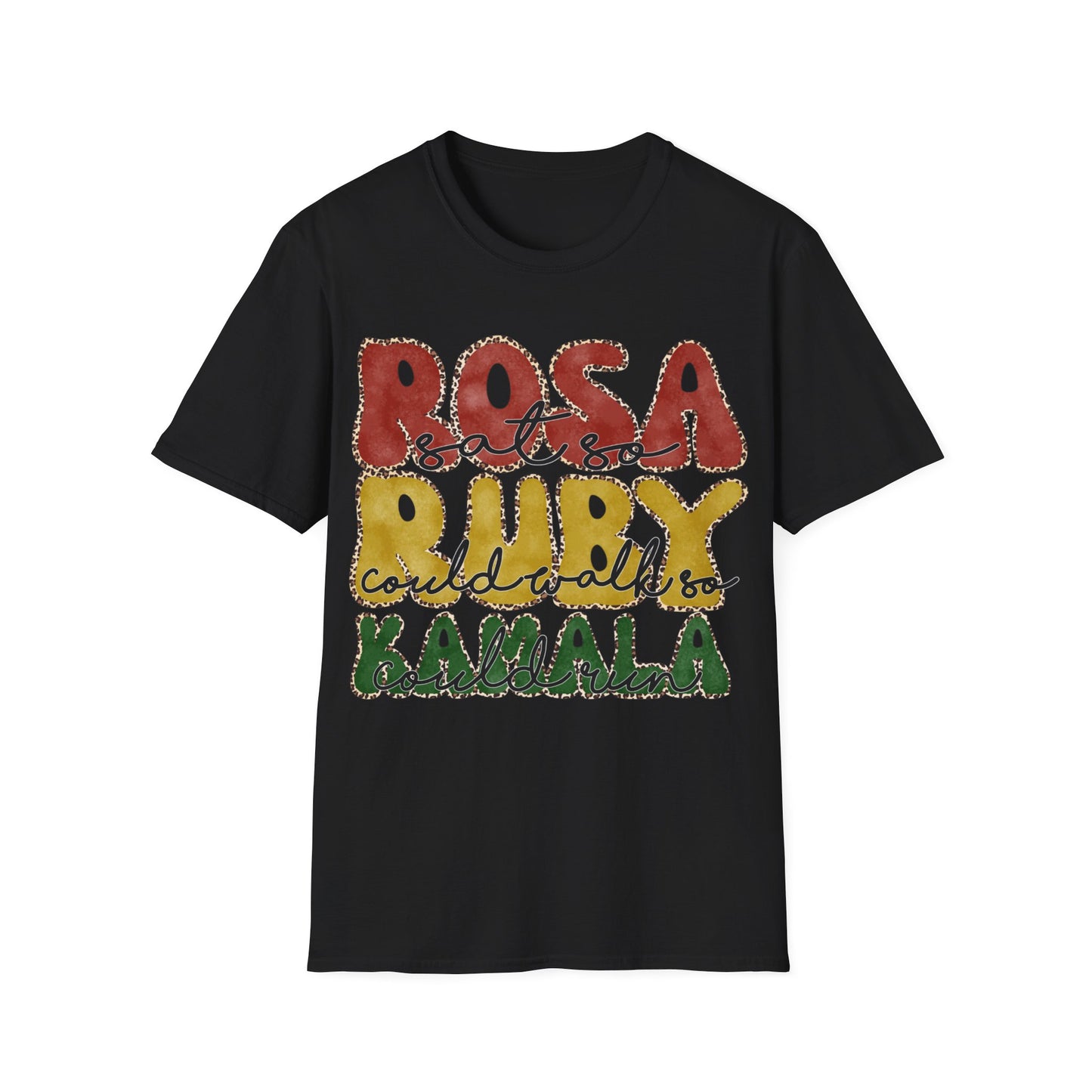 Rosa sat...Unisex Softstyle T-Shirt