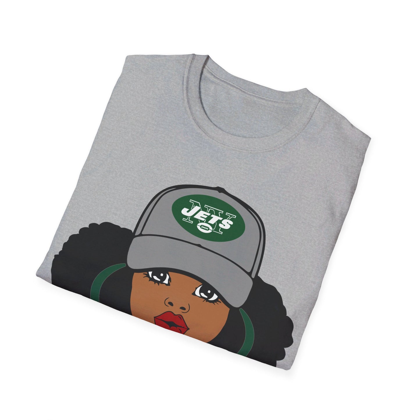 Puff woman nyj Unisex Softstyle T-Shirt