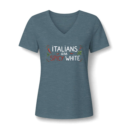 Lisa Women's Relaxed Heather CVC V-Neck Tee