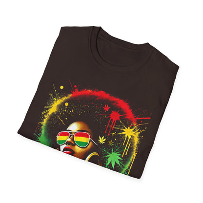 Rasta Vibes T-Shirt, Unisex Graphic Tee, Vintage Style Shirt, Festival Clothing, Gift for Music Lovers, Summer Fashion