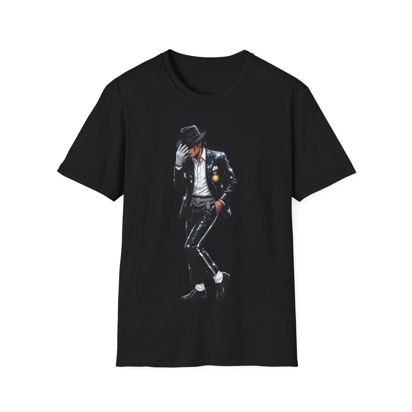 Michael Jackson Moonwalk Unisex Softstyle T-Shirt