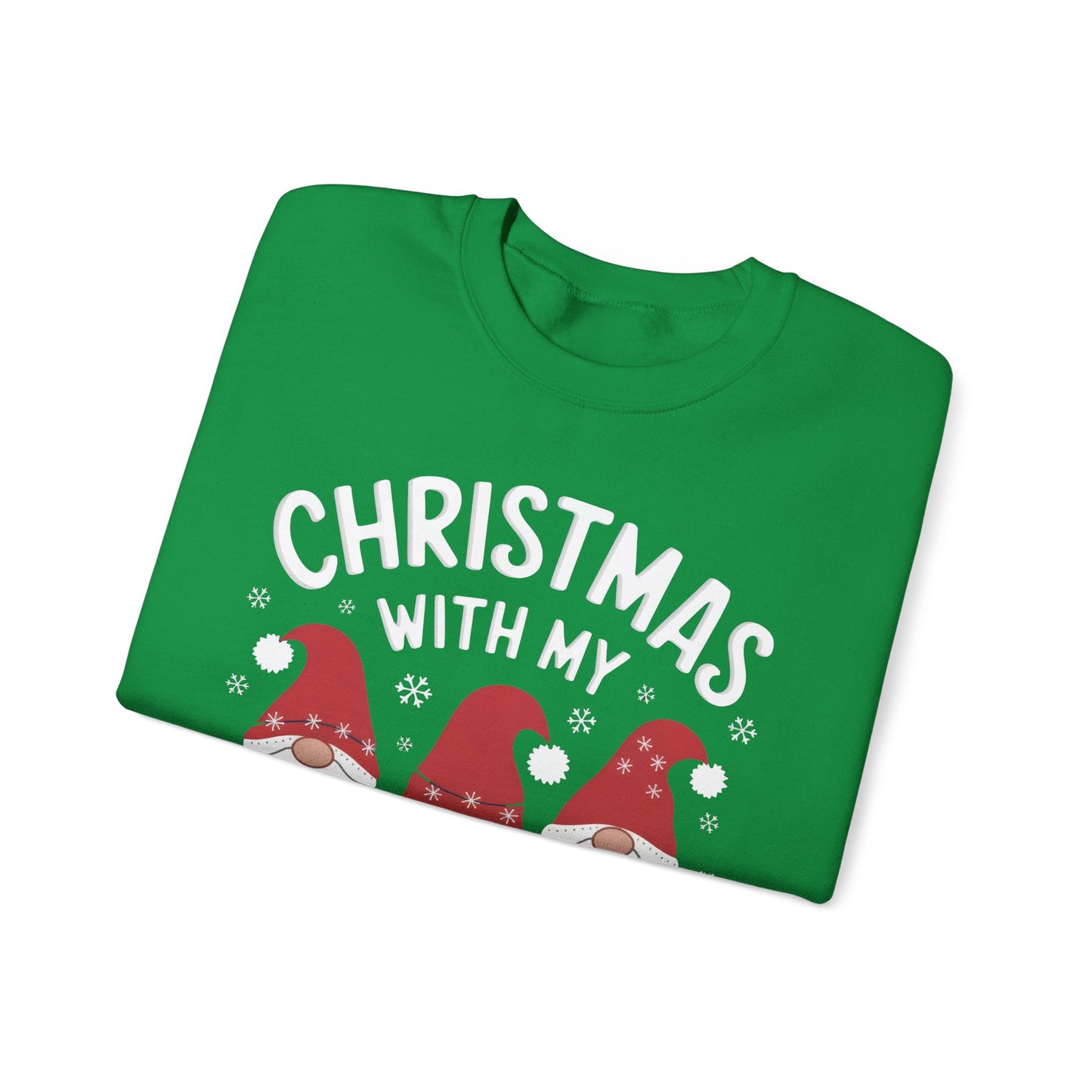 Christmas with my Gnomies Unisex Heavy Blend™ Crewneck Sweatshirt