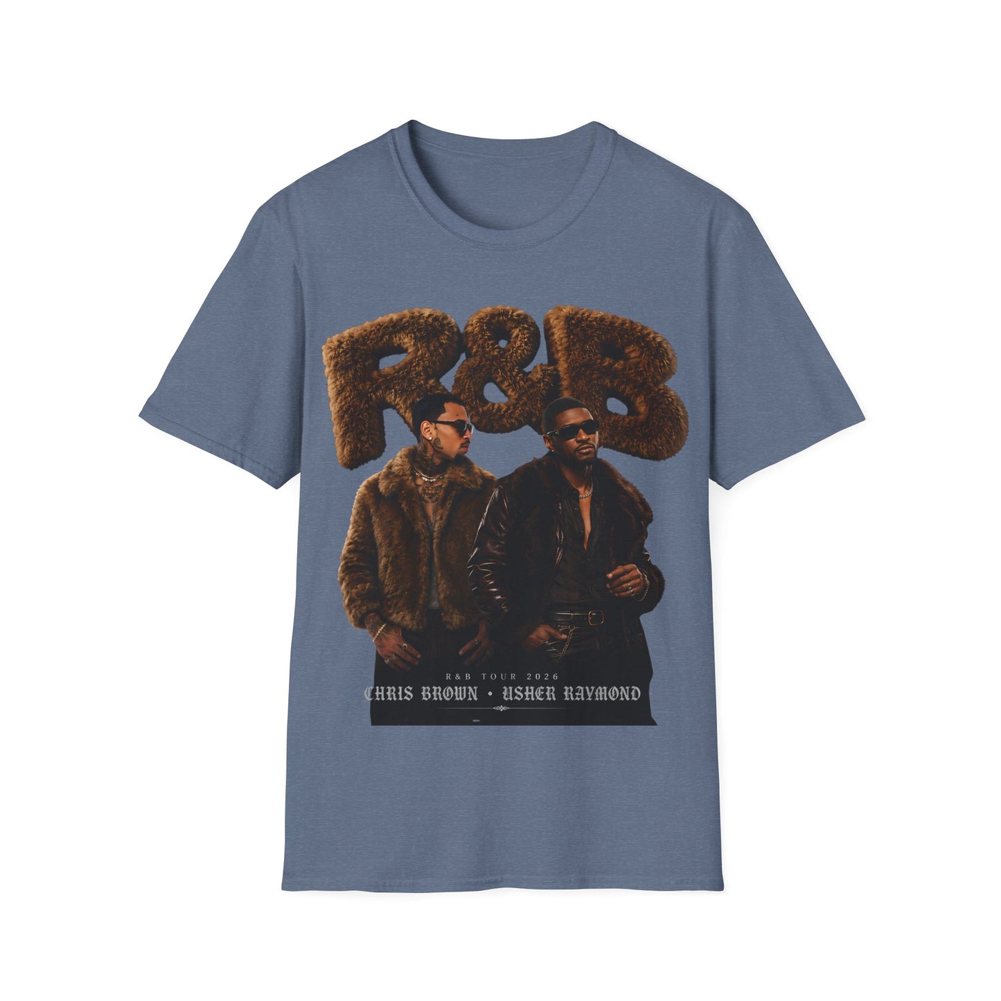 Chris & Usher furry Unisex Softstyle T-Shirt