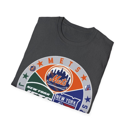 NY sports teams nym nyr nyj Unisex Softstyle T-Shirt