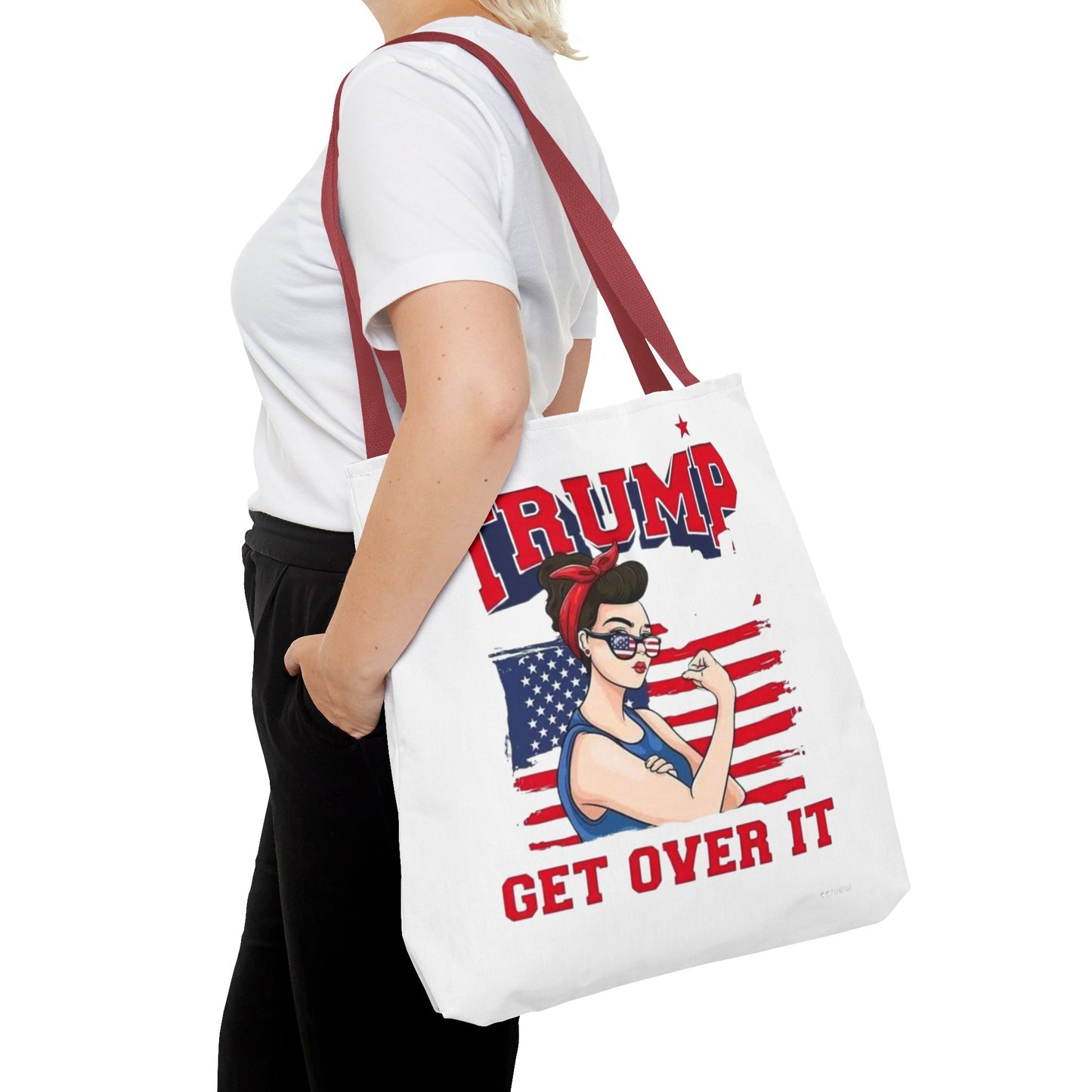 Trump get over it Tote Bag (AOP)