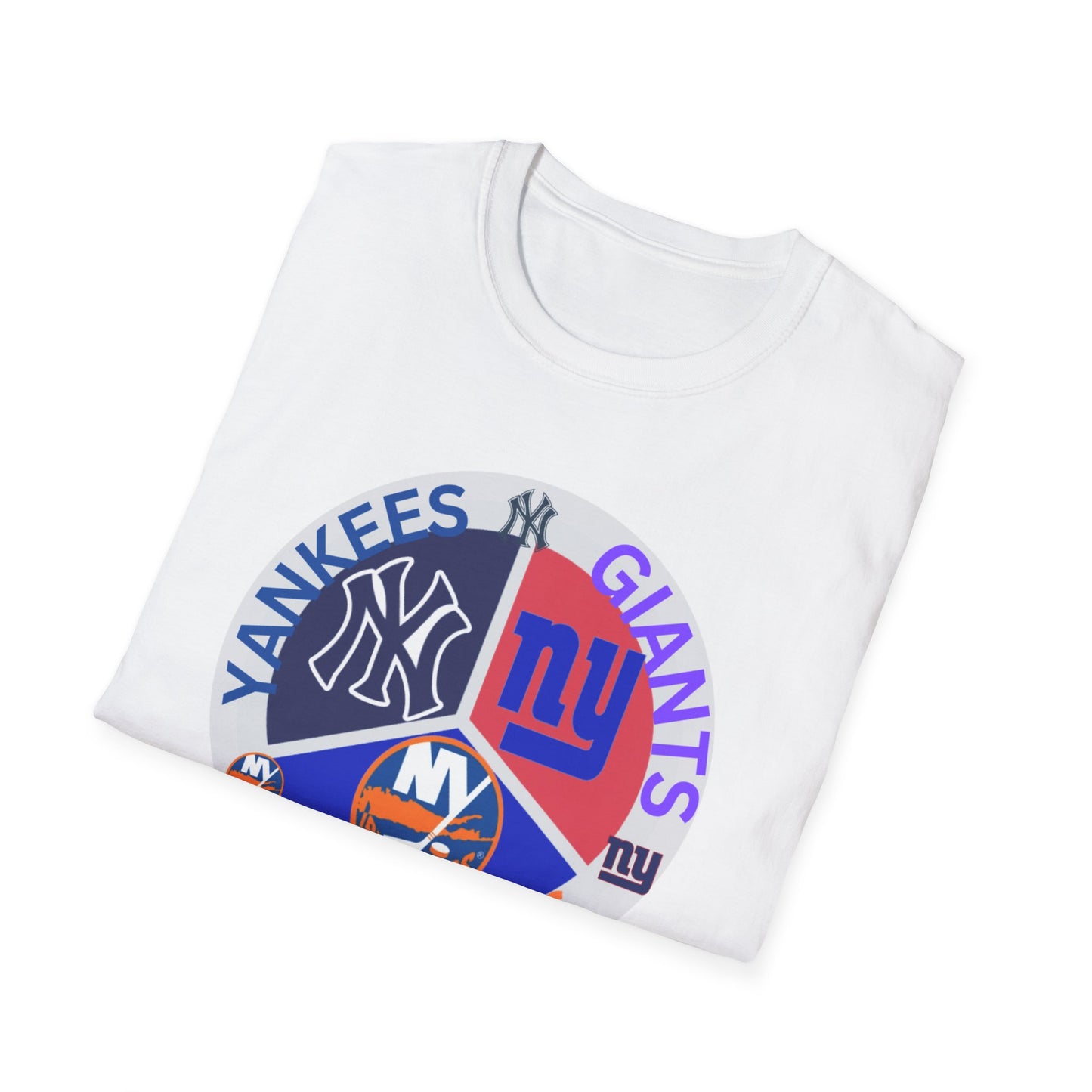 NY sports teams nyy nyi nyg Unisex Softstyle T-Shirt