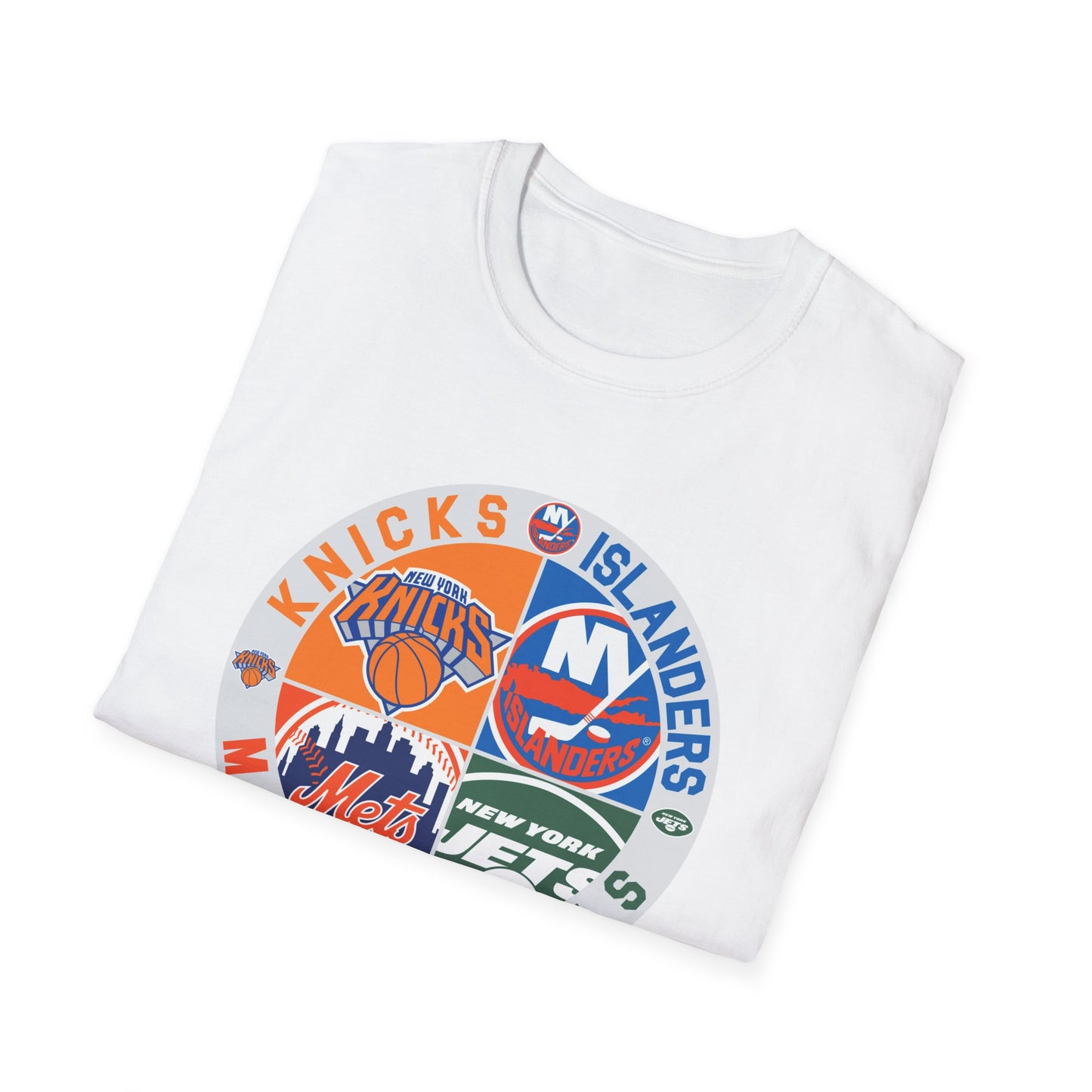 NYM, NYK, Jets, Islanders Sports Unisex Softstyle T-Shirt