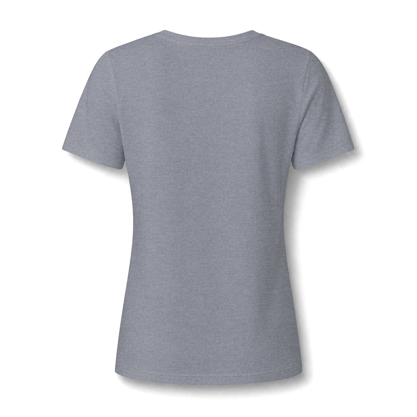 Lisa Women's Relaxed Heather CVC V-Neck Tee