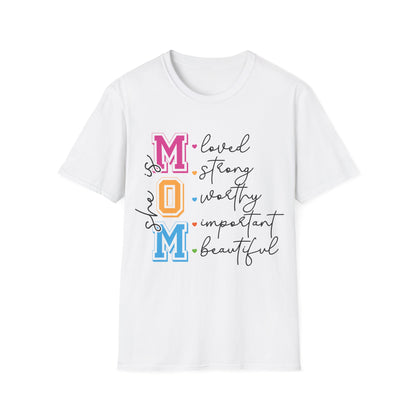 She is MOM Unisex Softstyle T-Shirt