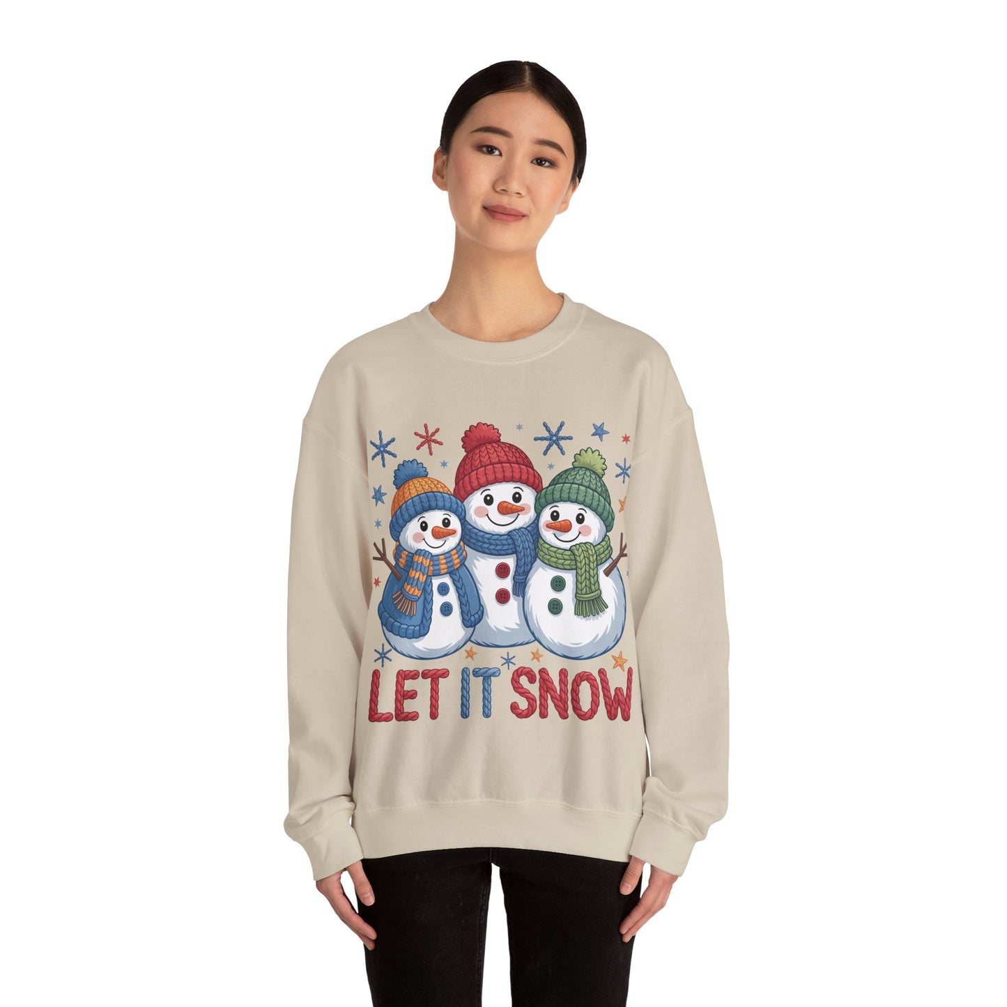 Let it Snow Unisex Heavy Blend™ Crewneck Sweatshirt