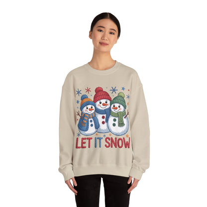 Let it Snow Unisex Heavy Blend™ Crewneck Sweatshirt