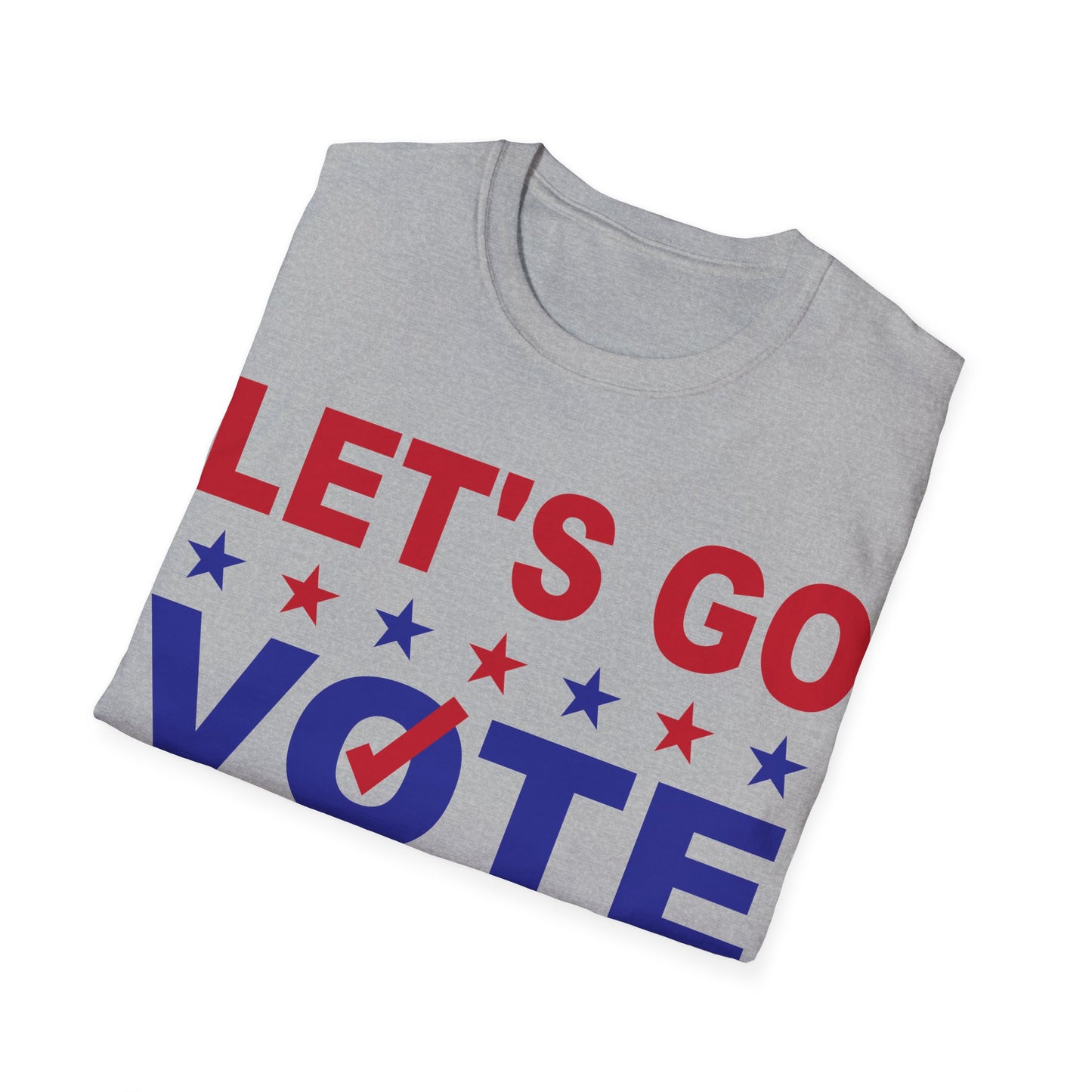 Let's go vote Unisex Softstyle T-Shirt