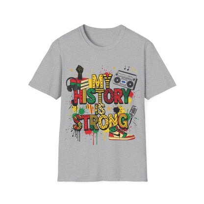 My history is strong Unisex Softstyle T-Shirt