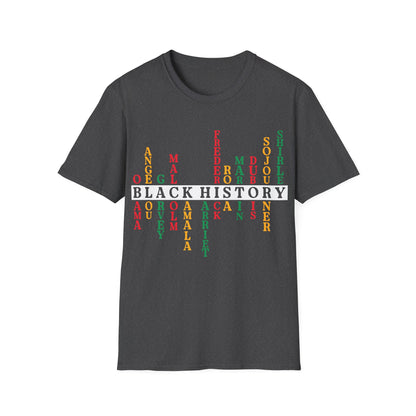 Black history leaders Unisex Softstyle T-Shirt
