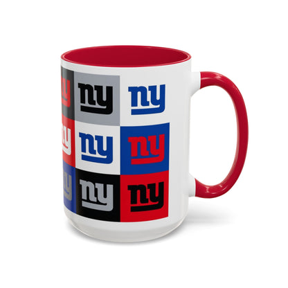 ny repeat Colorful Mugs (11oz, 15oz)