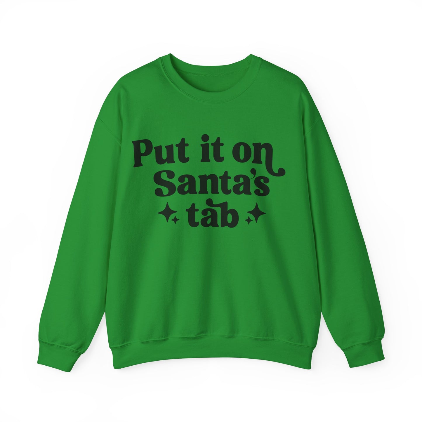 Put it on Sant's Tab Unisex Heavy Blend™ Crewneck Sweatshirt