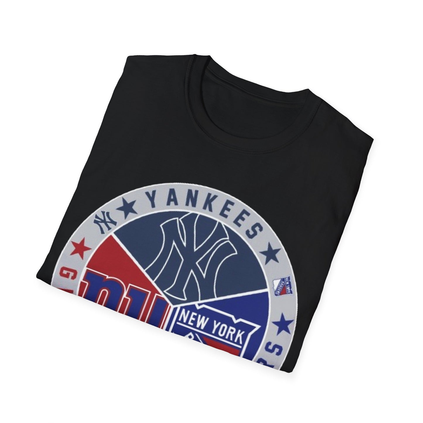 NY sports teams nyy nyg nyr Unisex Softstyle T-Shirt