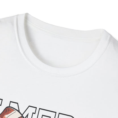 Game day with bow Unisex Softstyle T-Shirt