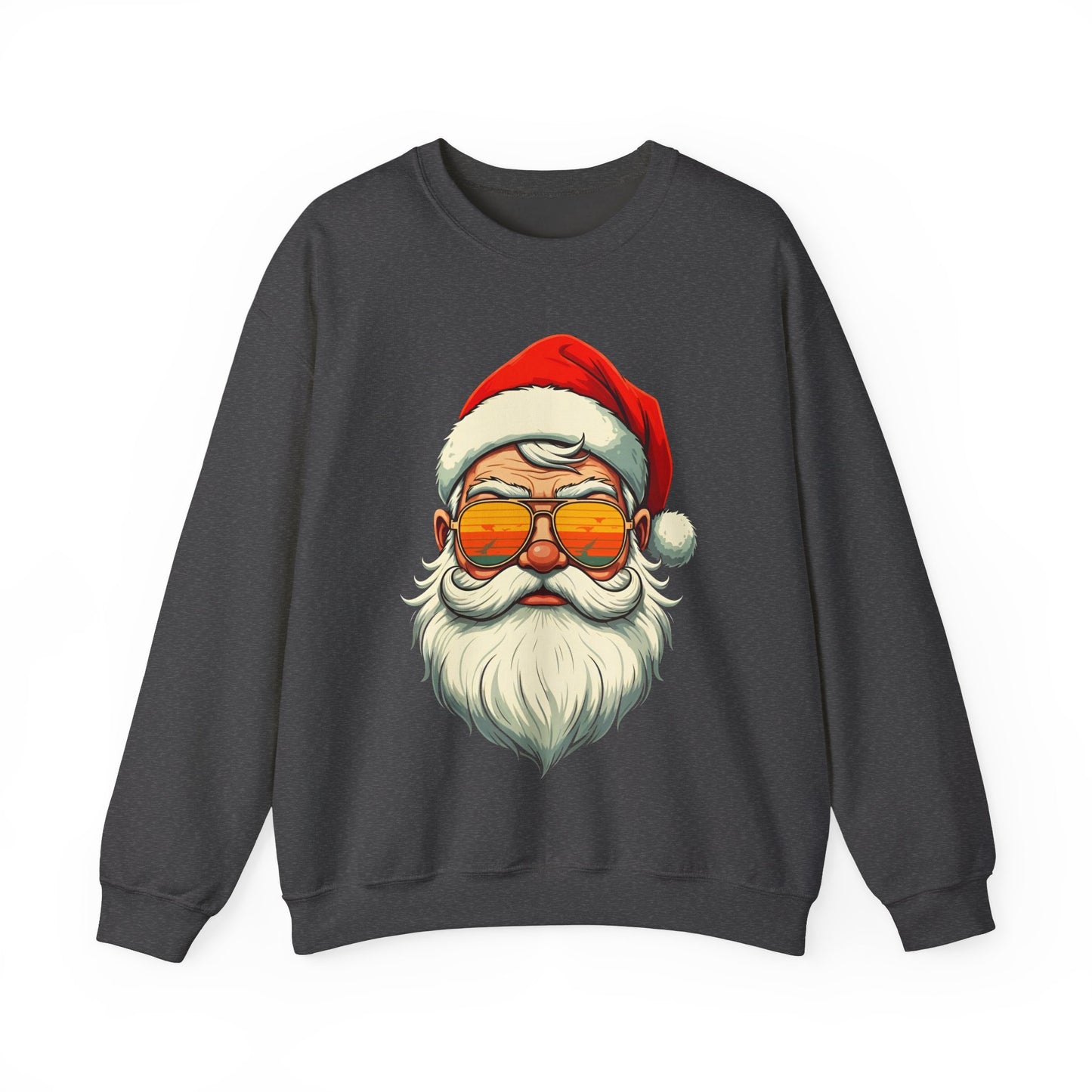 Santa with glasses Unisex Heavy Blend™ Crewneck Sweatshirt