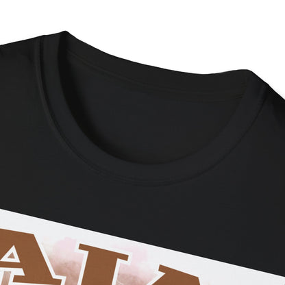 A Wilson basketball collage, white Unisex Softstyle T-Shirt