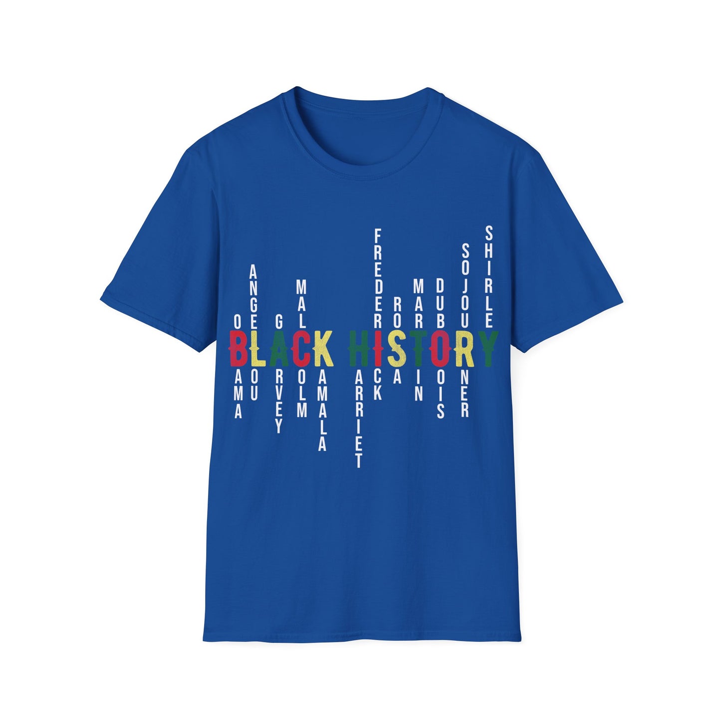 Black history leaders 2 Unisex Softstyle T-Shirt